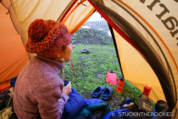 Christy Mahon in the tent