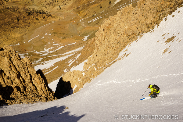 Chris Davenport skis Jbel Maaskar