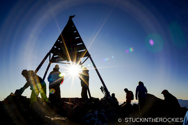 The summit of Jbel Toubkal.