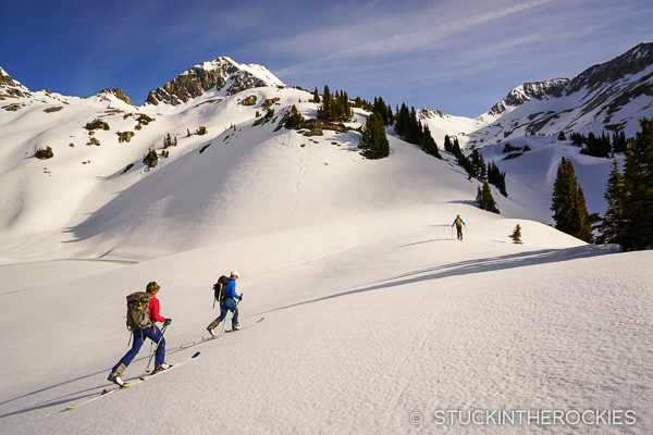 SKinning towards Siberia Peak