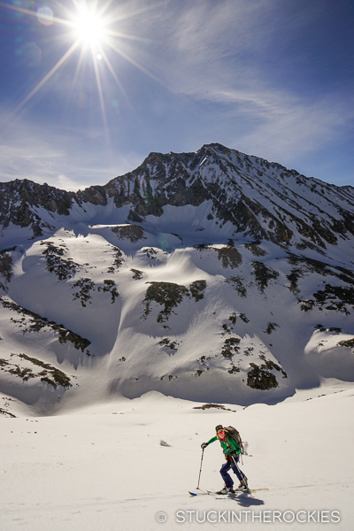 Christy Mahon on Siberia Peak