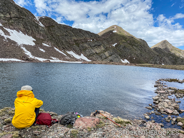 Ted Maho at Mas Alto Lake