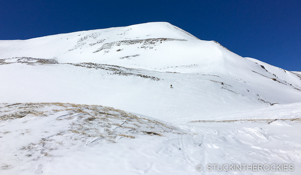 Skiing Mosquito Peak