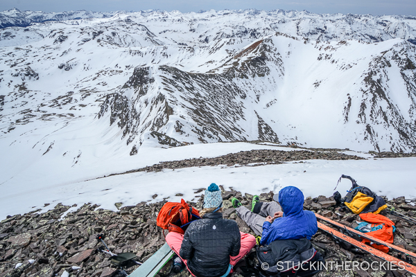 On the summit of Niagara Peak