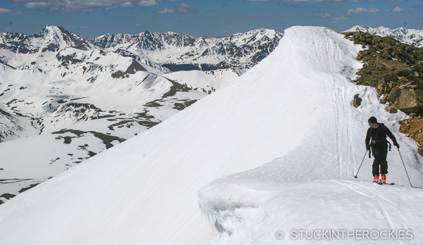 Tim Mutrie on the summit of Twining Peak