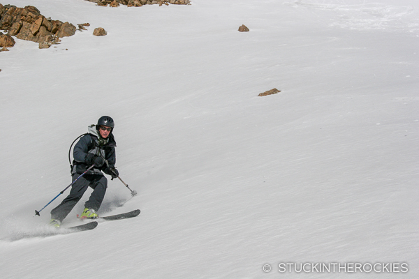 Skiing Twining peak