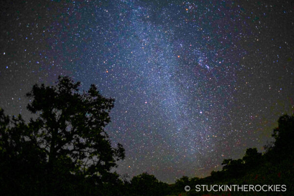 The Milky Way seen at Island in the Sky.