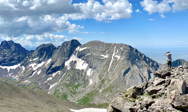 Ted Mahon on the summit of Mount Adams