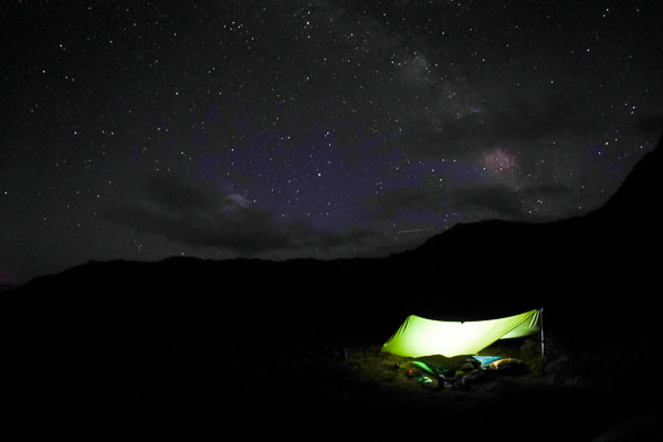 Camping at Venable Lakes