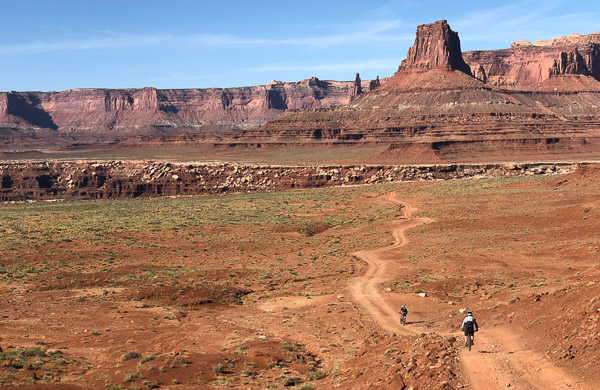 Riding the White Rim in a day.