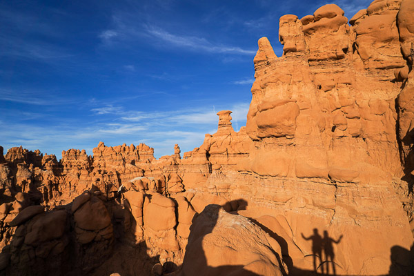 Sunset in Goblin Valley Utah