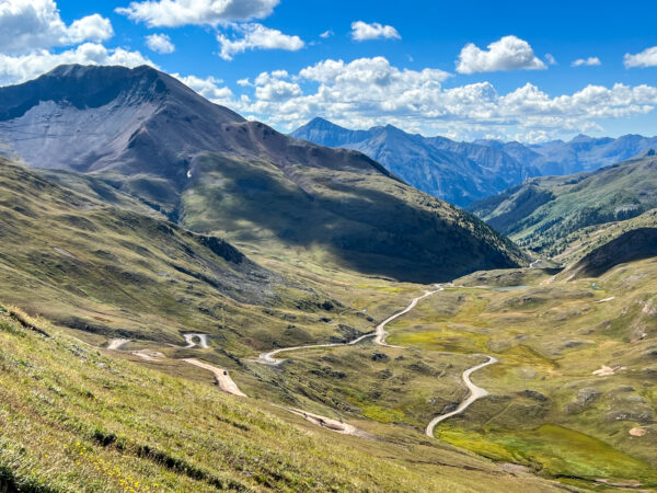 Near the top of Engineer Pass.