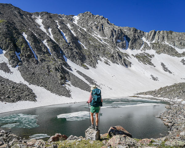 Bushnell Lakes and Bushnell Peak