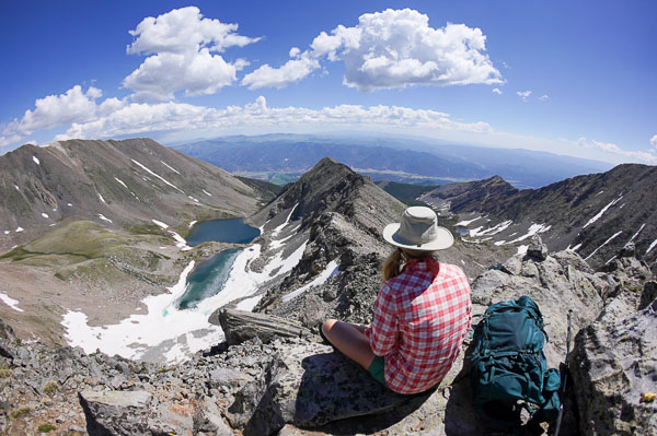 On the summit of the southern Twin Sisters