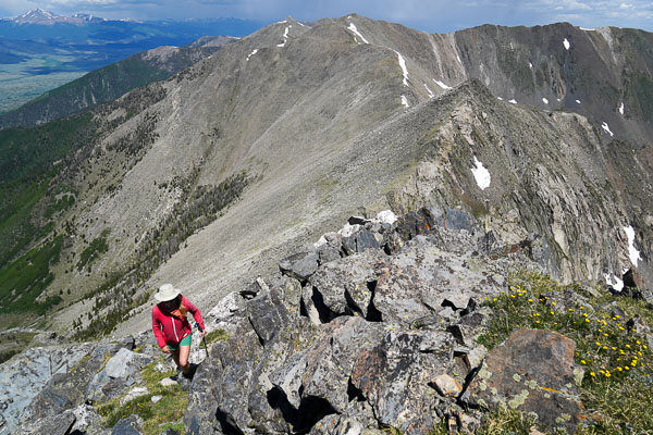 Climbing Bushnell Peak