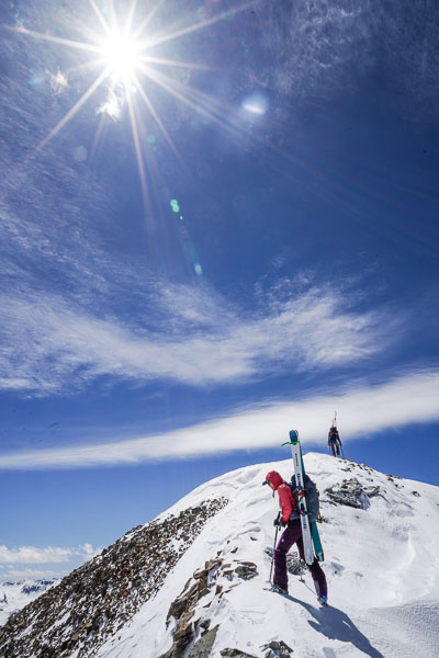 A beautiful, sunny day for a summit in the San Juans.