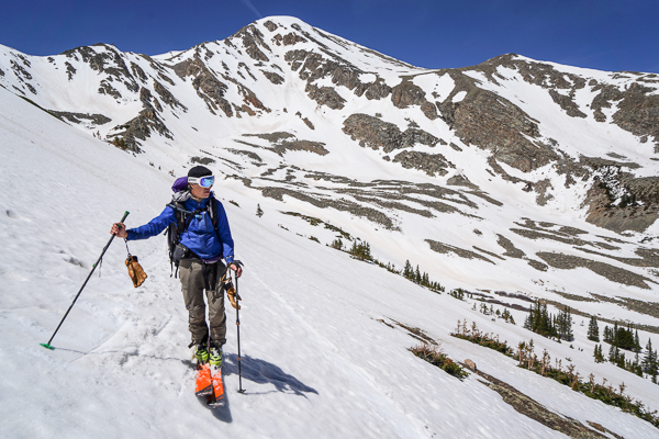 Scouting our route out Little Willis Gulch