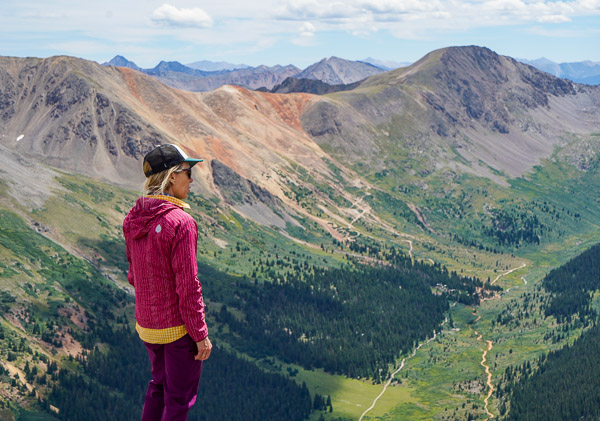 Looking up at the head of the Lincoln Creek Valley.