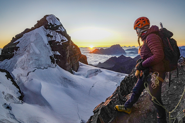 Christy Mahon on Tarija Peak