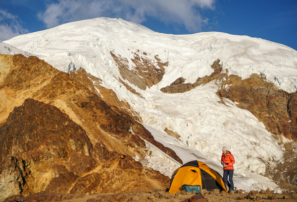 Camp at Nido de Condores, 18,000 feet.