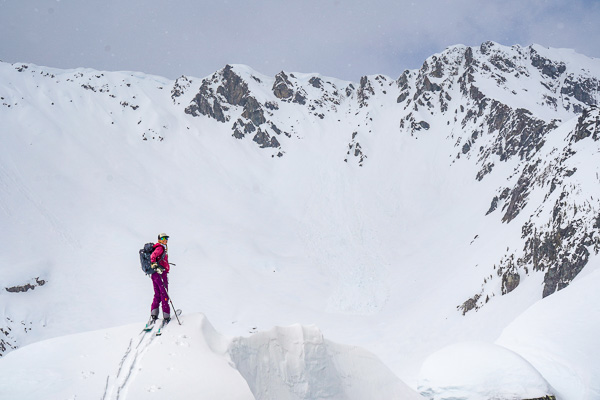 Christy Mahon in the Connaught Creek area of Rogers Pass
