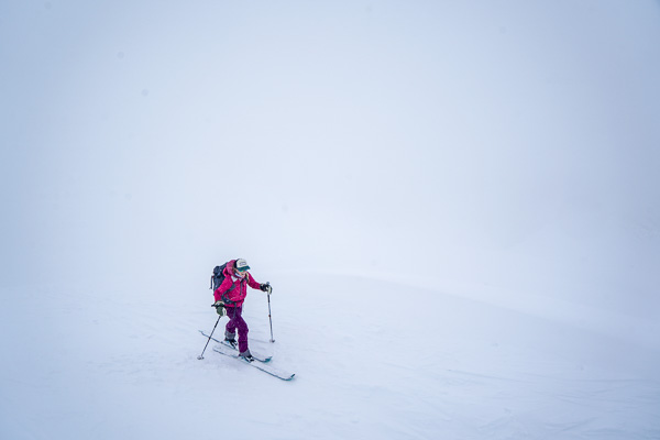 Near the summit of Little Sifton Peak
