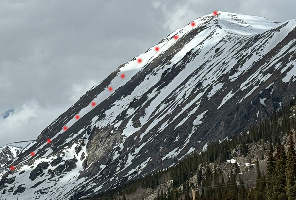 Quandary Peak and the Cristo Couloir