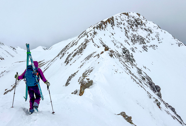 The east ridge of Trico peak